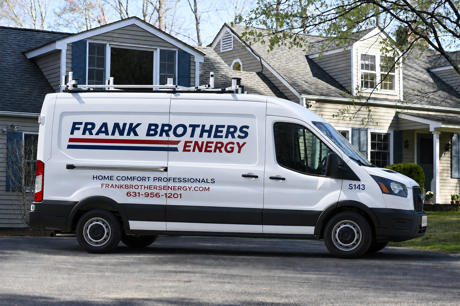 truck with Frank Brothers logo